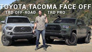 Toyota Tacoma TRD Off-Road vs TRD Pro  Comparison  Autotrader