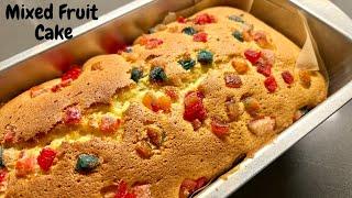 Christmas Special Mixed fruit Cake  Bakery Style Super Moist Fruit Cake Recipe