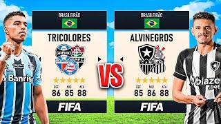 TRICOLORES vs ALVINEGROS no BRASILEIRÃO Quem ganha?  │ FIFA Experimentos