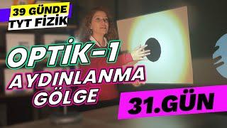 Aydınlanma ve Gölge - Optik  39 Günde TYT Fizik Kampı  10. Sınıf  31. gün