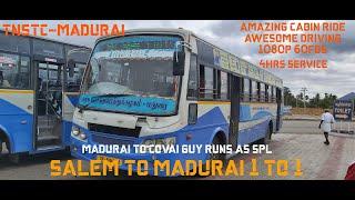 Salem to Madurai 1 to 1 BPR _TNSTC-Madurai Cabin Ride TN 58 N 2418 1080P-60fbs_Travel with Rasna