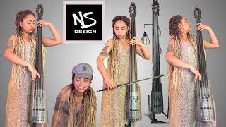 Mohini Dey playing NS Design CR5M Upright Bass