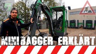 Ey Gio...Wie fährt man Minibagger?  Tipps für Anfänger  Der Macker mit dem Bagger