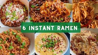 6 Instant Ramen Recipes     ASMR  Easy & Cheap Ramen Under $2