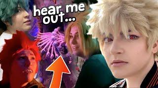 WHAT DID DENKI SAY??   Cosplay in PUBLIC  My Hero Academia  Meow Wolf Vlog