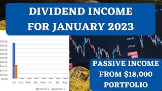 How Much I Made From Dividends in January 2023 Passive Income Dividend Investing