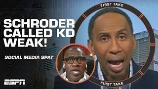 Dennis Schroder called Kevin Durant WEAK  Stephen A. & Shannon Sharpe SOUND OFF ️  First Take