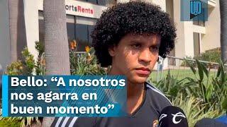 Eduard Bello no le tiene miedo a la Selección Mexicana y asegura que Venezuela ganará