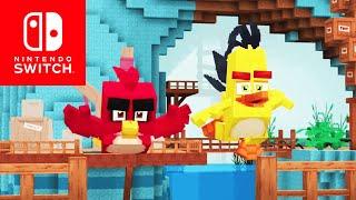 Minecraft x Angry Birds DLC Part 1 Playthrough Coop Gameplay Nintendo Switch No Commentary