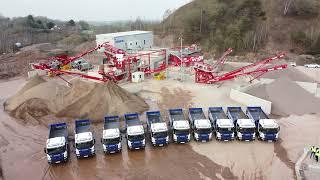Ten new Scania XT tippers for Crown Waste Management supplied by Keltruck