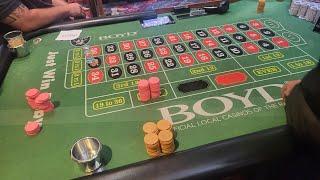 Real Roulette session at California casino in Las Vegas  My neighbor wouldnt stop talking