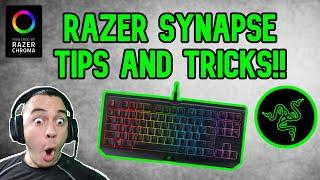 How To Use RAZER SYNAPSE Chroma RGB Keyboard Mouse SETUP and SETTINGS