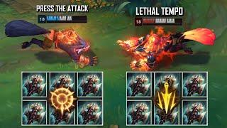 LETHAL TEMPO vs PRESS THE ATTACK WARWICK FIGHTS & Best Pentakills