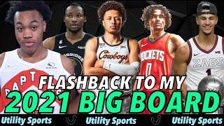 FLASHBACK to my 2021 NBA Draft Big Board I Jalen Green Cade Cunningham Josh Giddey Scottie Barnes