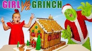Girl vs Grinch Will She Save Christmas? Kids Fun TV