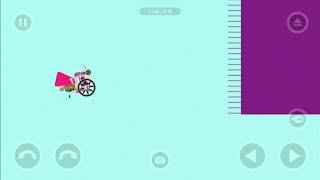 Beating wheelchair guys level 12 in happy wheels iOS