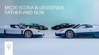 Maserati MC20 Icona & Leggenda. Father and Son.