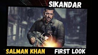 Sikandar Movie Salman Khan First Look   Rashmika Mandana  Salman Khan New Movie