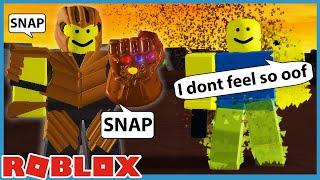 Becoming Thanos in Roblox... I Dont Feel So Oof...