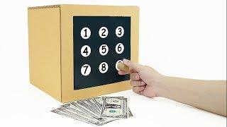 How to Make Money Safe with Pattern Lock from Cardboard