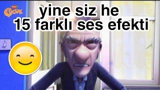 yine siz he 15 farklı ses efekti#rafadantayfa #çizgifilm