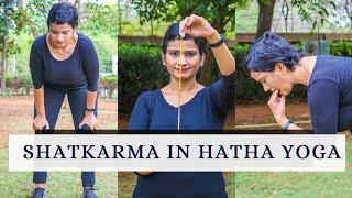 SHATKARMA at HOME  4 cleansing techniques in Hatha Yoga for Beginners Hindi  Pandemic Pranayama