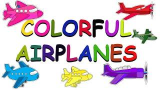 We Learn Colors with Colorful Airplanes