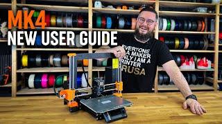 New User Guide -  Original Prusa MK4