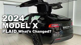 New 2024 Tesla Model X Plaid Review With New Cameras Interior Gadgets And More