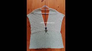 Tığ işi yazlık tunik#bluz#crochet tunic#tunique au crochet#túnica de crochet#tunika#blouse#shorts#️