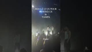 2024 A.C.E US TOUR REWIND US in TAMPA #higher #shorts