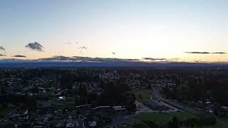 Stunning Sunset Drone video over Vancouver WA