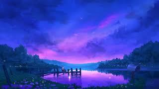 4K Anime Purple Evening Sky - Relaxing Live Wallpaper - 1 Hour Screensaver - Infinite Loop 