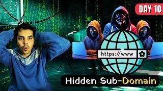 Day 10 Find all Hidden Sub-Domains  bug bounty hunting  live bug bounty  hacker vlog