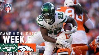 New York Jets vs. Denver Broncos  2023 Week 5 Game Highlights