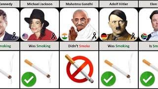 Famous People Who Smoke In Real Life