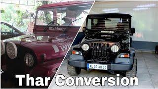 Mahindra Thar conversion  Thar full painting  2012 to 2016