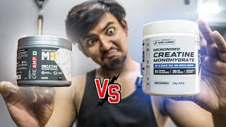 Wellcore Creatine vs Muscleblaze Creatine Creamp  Best Creatine Monohydrate