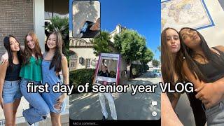 First day of senior year 2023  Grwm + Vlog