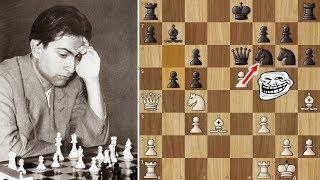 Mikhail Tal gets a KISS for a Brilliant Move - Misha Impossible