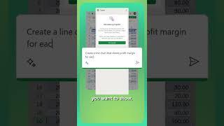 Want to make charts faster in Excel? Copilot’s here to help #microsoft #shorts #excel #copilot