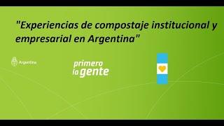 Experiencias de compostaje institucional y empresarial en Argentina