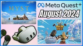 August 2024 New Meta Quest Plus Subscription Games