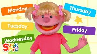 Days Of The Week featuring The Super Simple Puppets  Kids Songs  Super Simple Songs