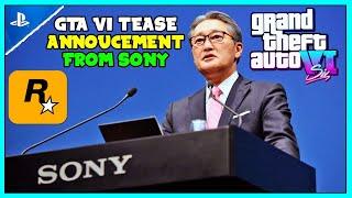 Sony Entertainment Teases GTA 6 Rockstar Announcement Confirmed