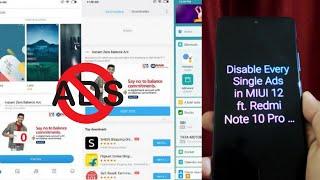 How to Disable Ads in Redmi Note 10 Pro Max  MIUI 12 