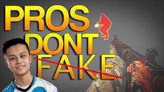 CSGO - PROS dont FAKE