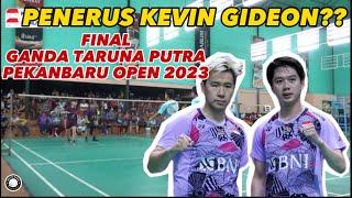 FINAL GANDA TARUNA PUTRA  FADILPARIANGGA VS KEVINZIKRULLAH - PEKANBARU OPEN 2023