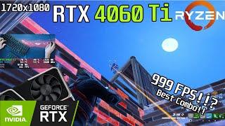  RTX 4060 Ti + Ryzen 5 5600X  360Fps Stable · 1720x1080 · FORTNITE Competitive Settings