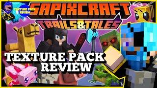 Daz Man Reviews Sapixcraft HD Texture Pack In Minecraft Bedrock Minecraft Texture Pack Review